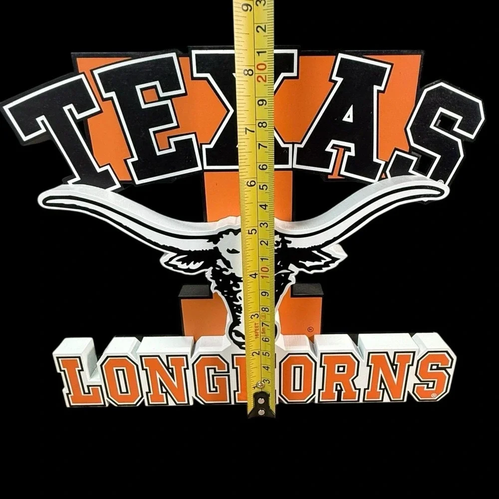 Texas Longhorns Shelia's‎ Collectibles Wooden Shelf Sitter 9x10